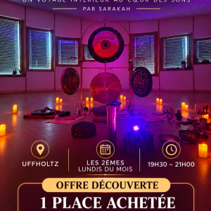 Gong Méditation – Voyage sonore immersif aux Gongs Planétaires® Uffholtz